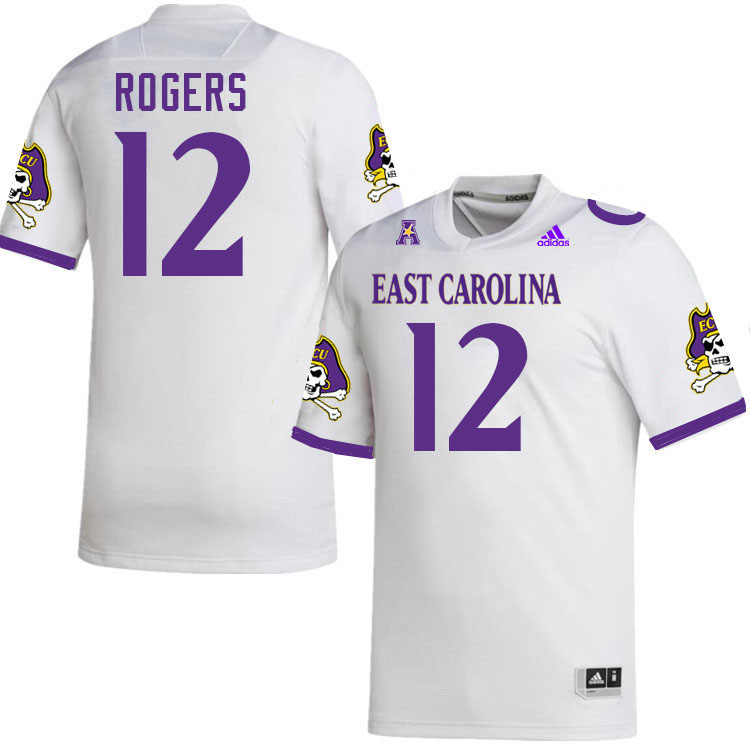 Omar Rogers ECU Jersey,East Carolina Pirates #12 Omar Rogers Jersey Youth College-White